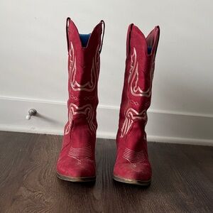 Red Western Cowboy Boots